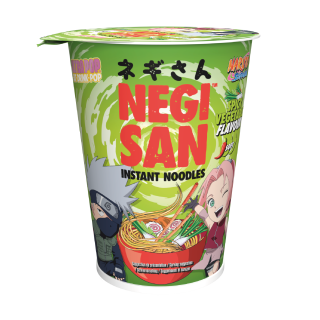 ULTRA POP - NEGISAN - CUP NOODLES SPICY VEGETABLES - SAKURA / KAKASHI