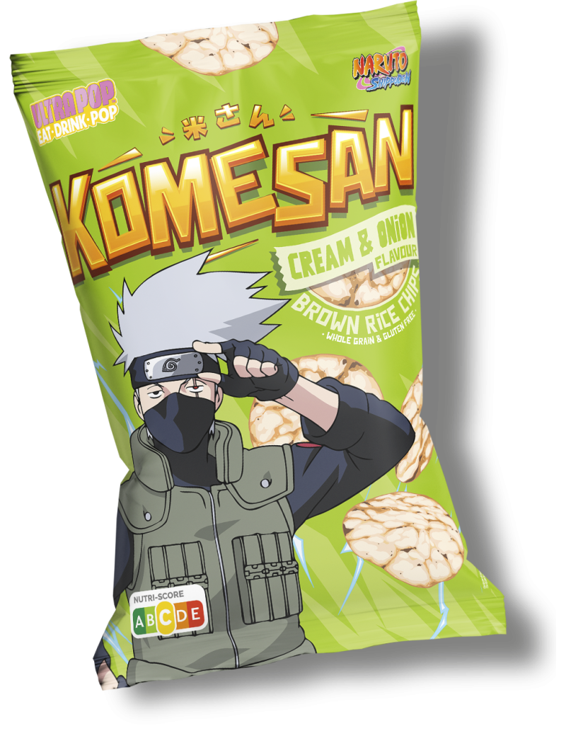 Kakashi - Chips Saveur Creme Onion [Komesan Naruto]