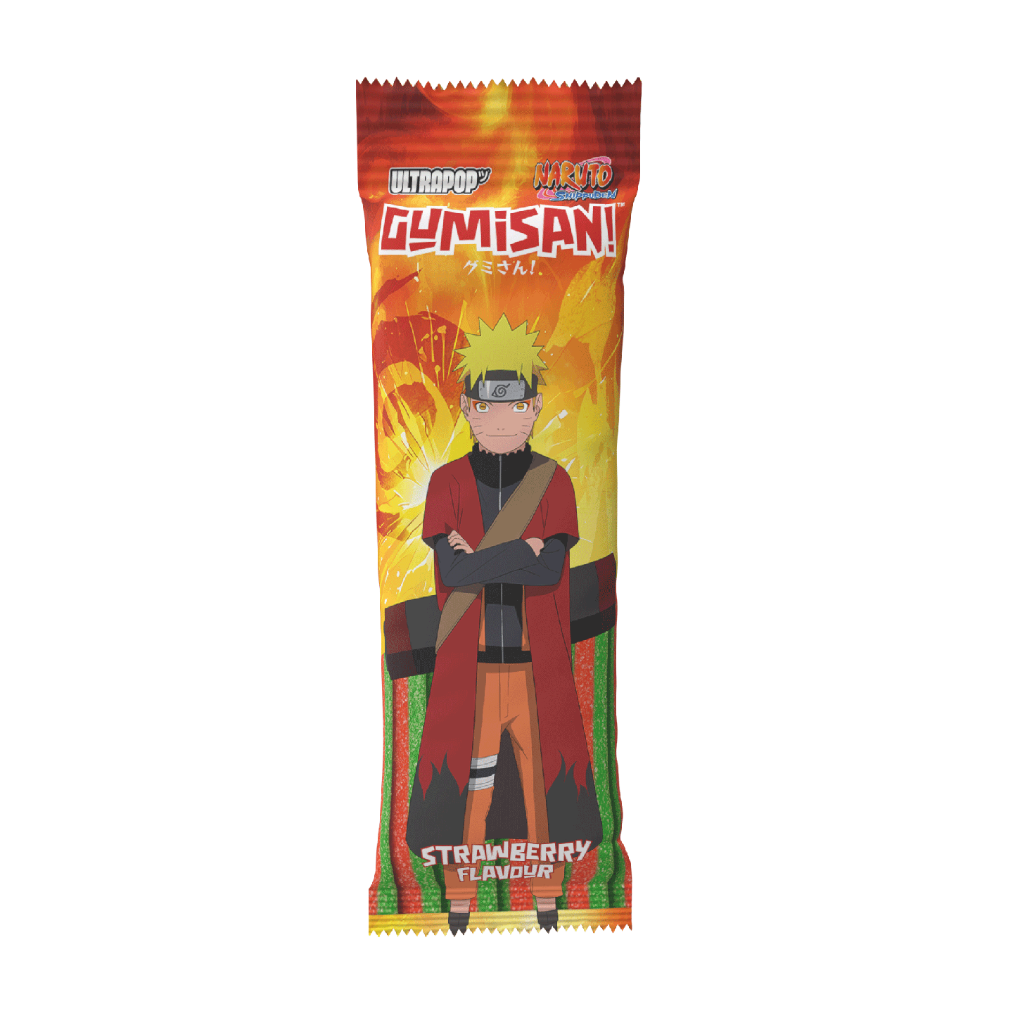 GUMISAN - Naruto - Naruto - Bonbons rubans Fraise 75g