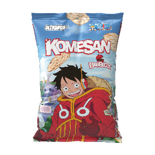 KOMESAN - Luffy - One Piece - Chips de riz Barbecue 60g