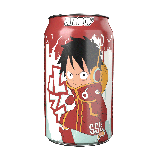 UP - CANETTE 33 CL FAT FRAISE - OP - LUFFY