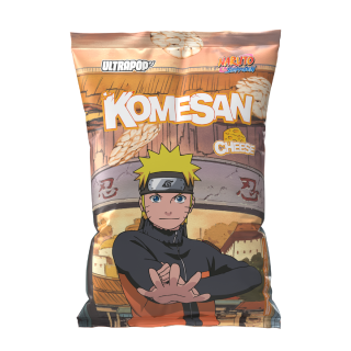 KOMESAN - Naruto - Naruto - Chips de riz Fromage 60g