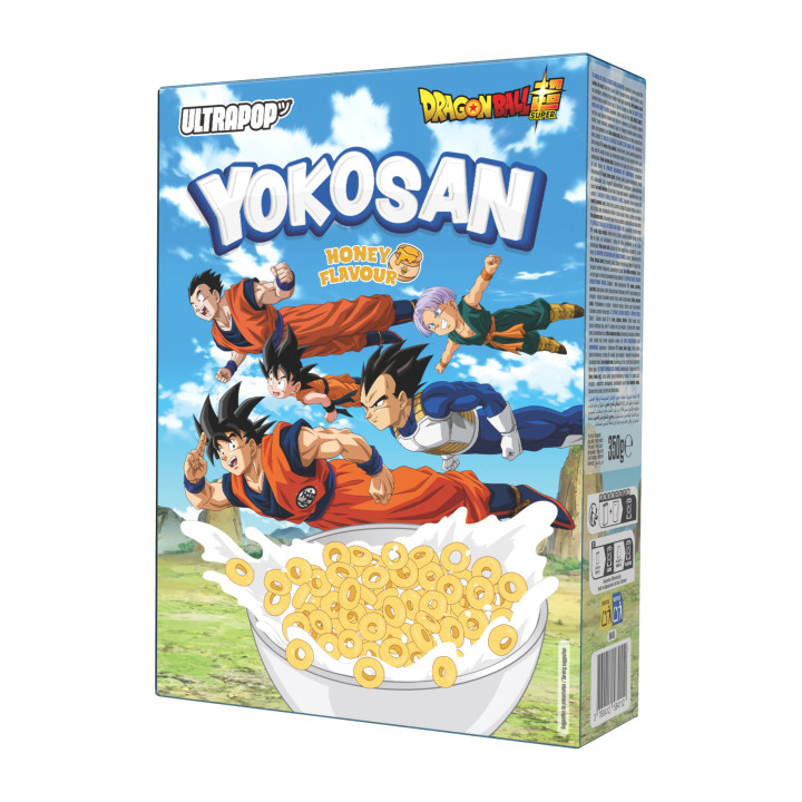 ULTRA POP - YOKOSAN - BOITE DE CEREALES AU MIEL 350 G - DRAGON BALL S