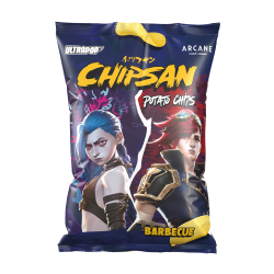 CHIPSAN - Jinx VS Vi- Arcane - Chips Barbecue 110g