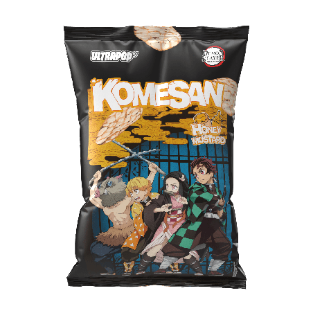 KOMESAN - Demon Slayer - Chips de riz Moutarde & Miel 60g
