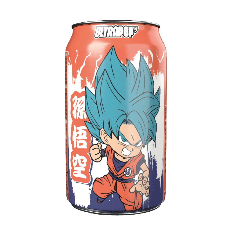 ULTRAPOP - Dragon Ball Super - Goku - Fraise & Banane 33cl