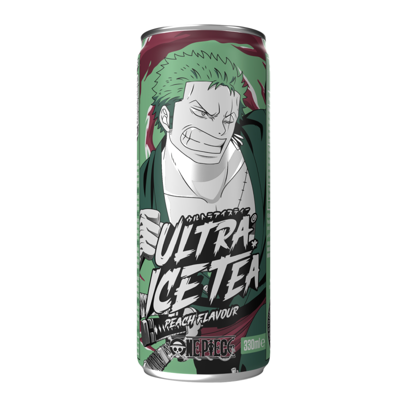 ULTRAPOP - One Piece - Zoro - Ice tea Pêche 33cl