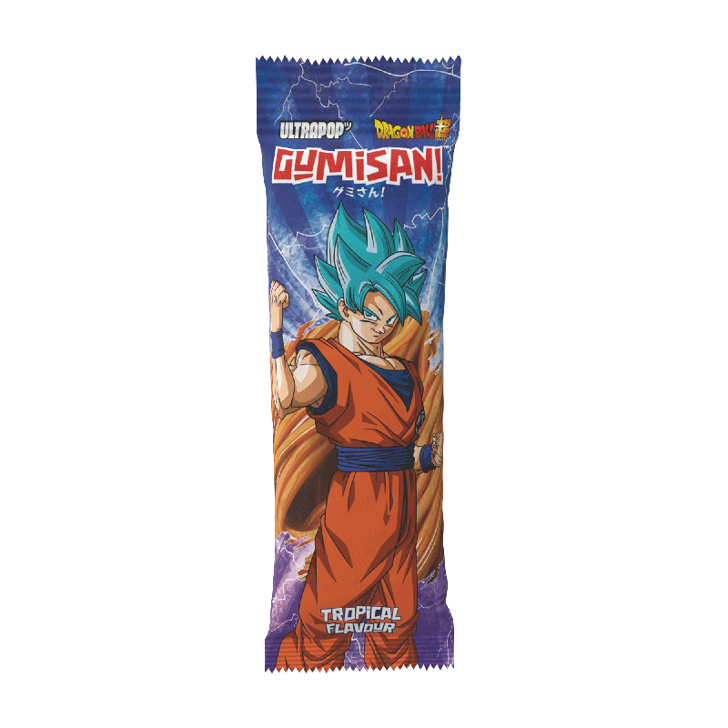 ULTRAPOP - Dragon Ball Super - Goku - Bonbons fils Tropical 75g