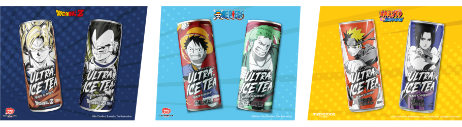 Canettes Ice Tea Manga - UltraPop